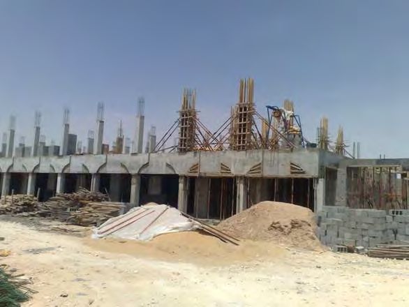 Columns and slabs rising
