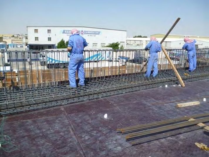 Slab reinforcement and formwork